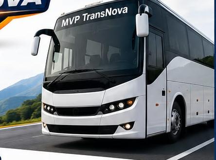 MVP TransNova touring bus on the highway